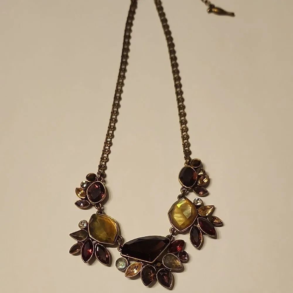 CHLOE And ISABEL Multicolor Natural Stone Statement Necklace